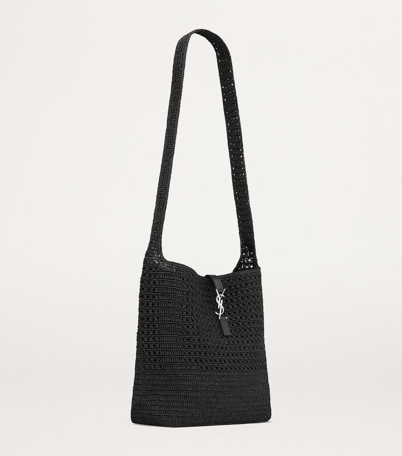 Saint Laurent Le 5 à 7 raffia shoulder bag, UK version