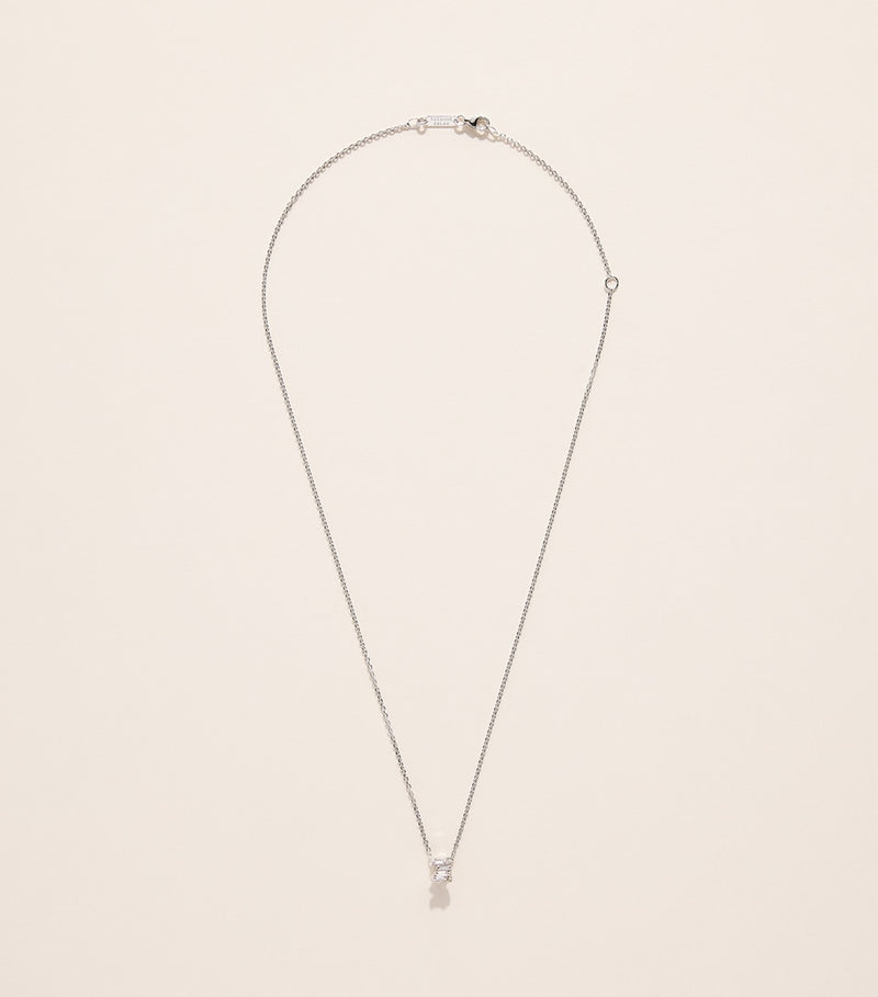 Suzanne Kalan Infinite pendant necklace in white gold and diamonds, UK version