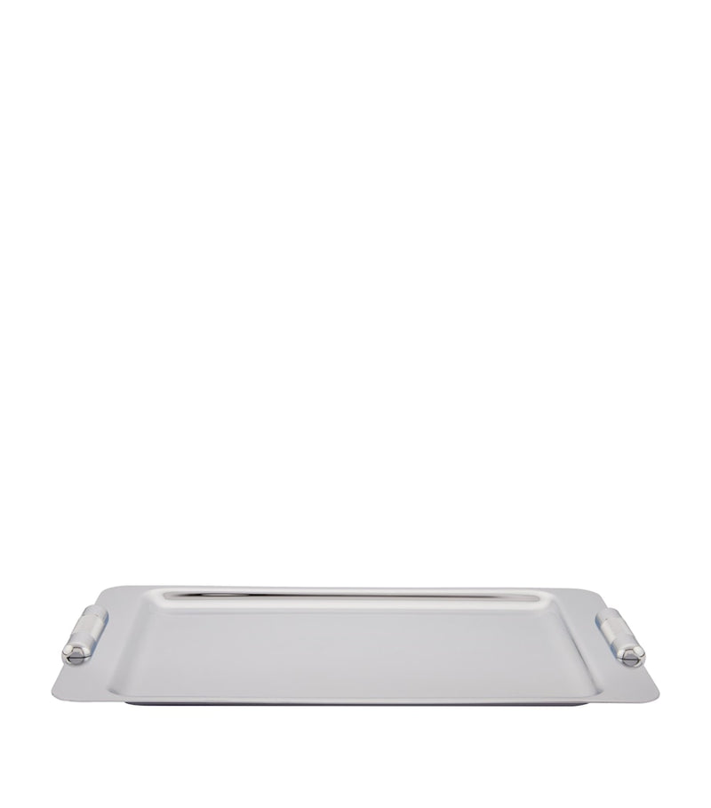 ZODIAC Large Cylinder Chrome Tray (British brand)