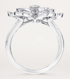Graff white gold diamond Wild Flower ring (British brand)