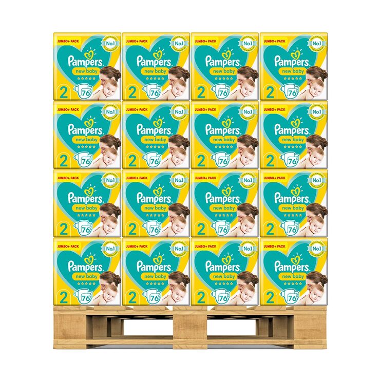 Pampers newborn nappies New Baby Size 2 120 pack, imported from the UK