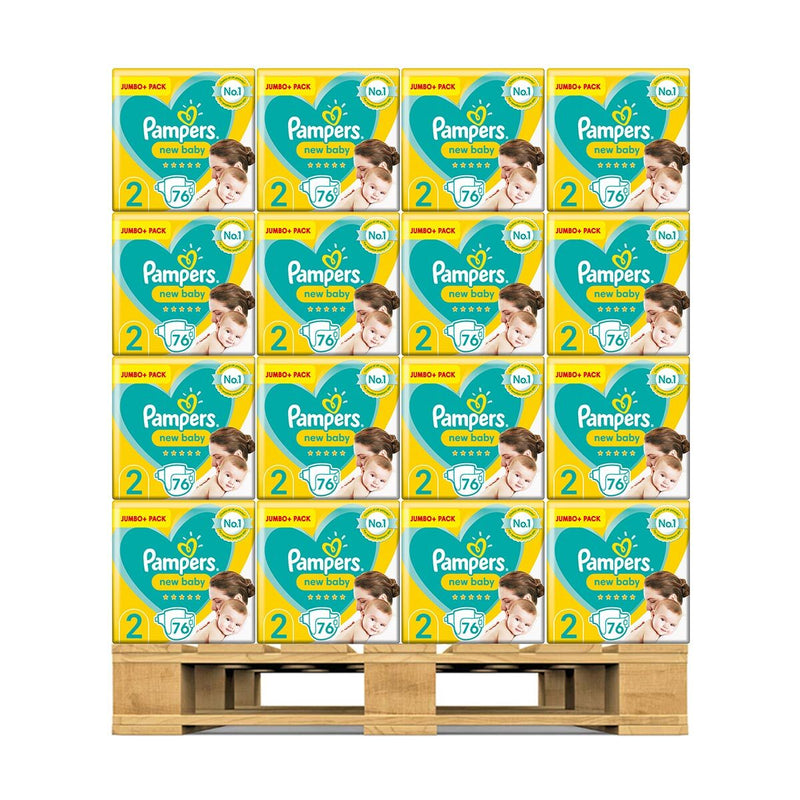 Pampers newborn nappies New Baby Size 2 120 pack, imported from the UK