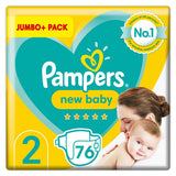 Pampers newborn nappies New Baby Size 2 120 pack, imported from the UK