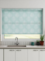 Next Jade Blue Rowen Made To Measure Roller Blind- Buy online at McGrocer