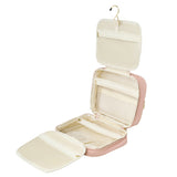 Livingandhome hanging PU leather toiletry bag, imported from the UK