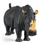 Lladró porcelain rhino figurine, UK version