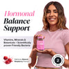 Novomins PMS Gummies Raspberry Flavoured 60 count, imported from the UK