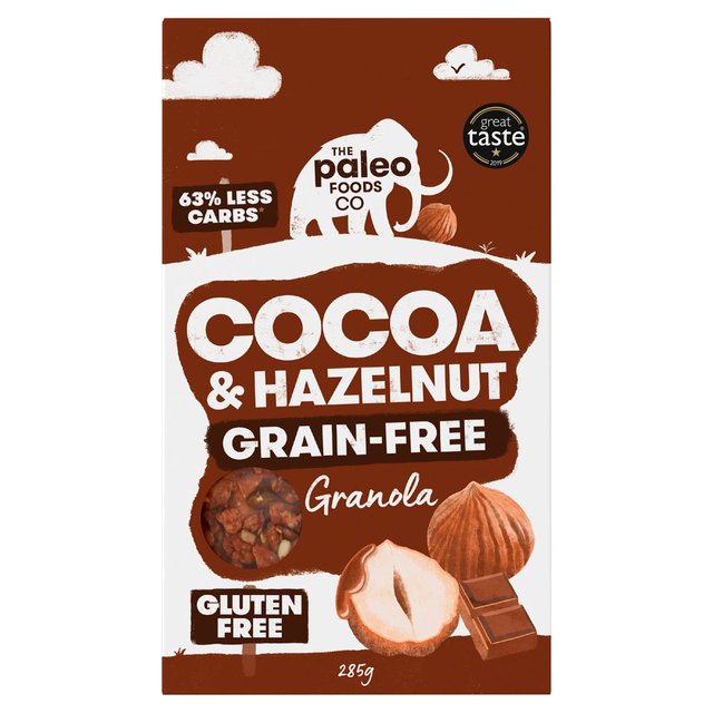 The Paleo Foods Co Cocoa & Hazel Grain-Free Granola   285g GOODS M&S