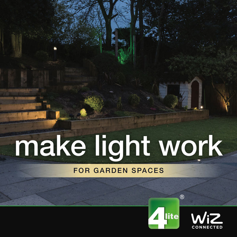 4lite WiZ smart outdoor up down wall light (British brand)