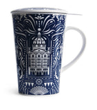 Harrods Knights of Brompton mug and strainer set - British product
