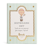 Harrods balloon notecards set of 12 with animal designs, UK version