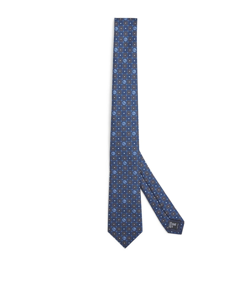 Giorgio Armani silk jacquard tie, imported from the UK