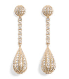 Valentino Garavani drop earrings with crystals - British product