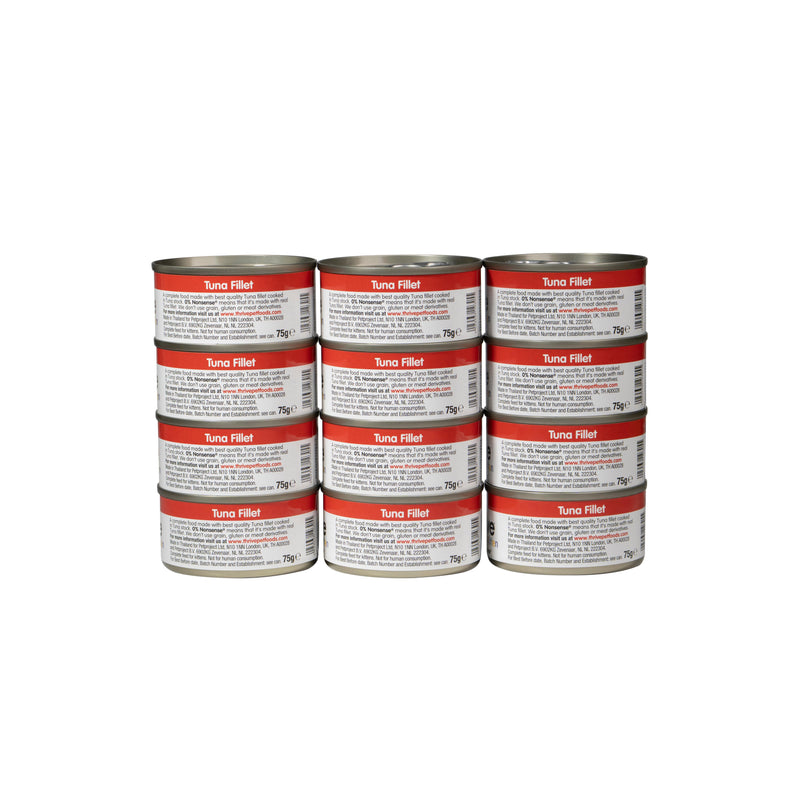 Thrive Complete Tuna Fillet Wet Cat Food 75g (British brand)