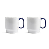 Argos Designed by Sebastian Conran Set of 2 Porcelain Mugs - Blue (390ml)- Buy online at McGrocer