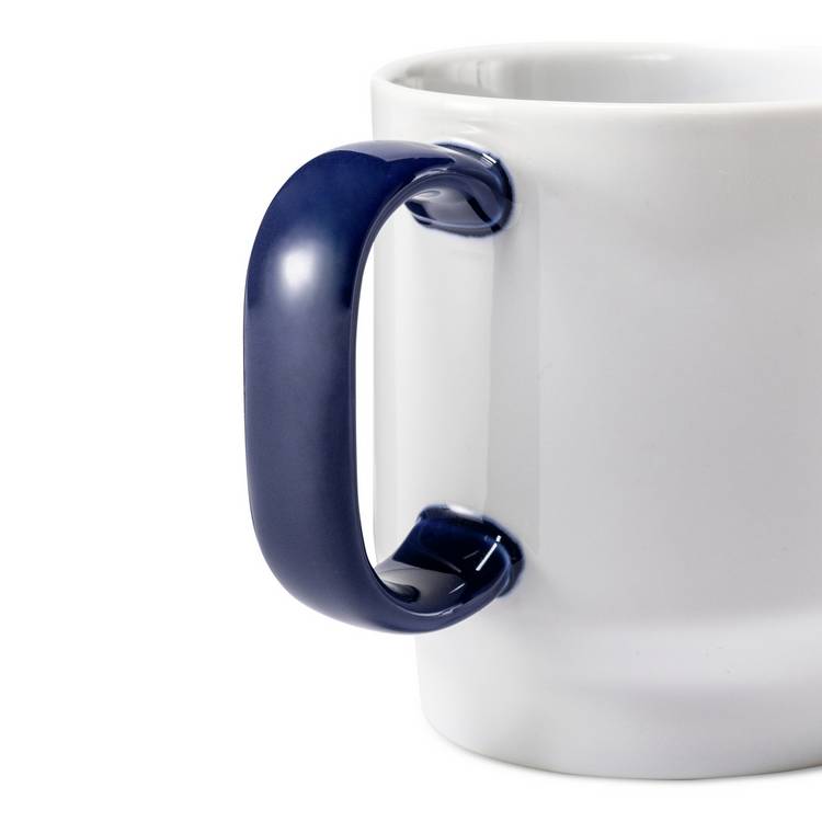 Sebastian Conran blue porcelain mug set 390ml (British brand)