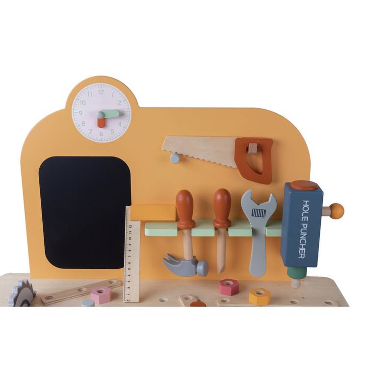 Chad Valley wooden tool bench toy workbench, UK version