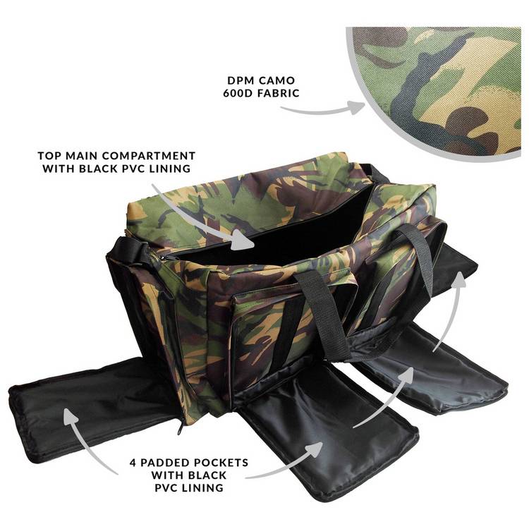 Kingcarp DPM Camo medium carryall 52x30x33 cm - British product