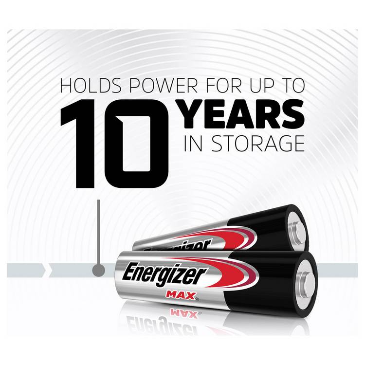 Energizer Max Alkaline AA batteries pack of 20 - British product