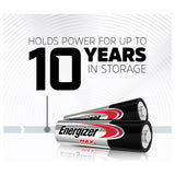 Energizer Max Alkaline AA batteries pack of 20 - British product
