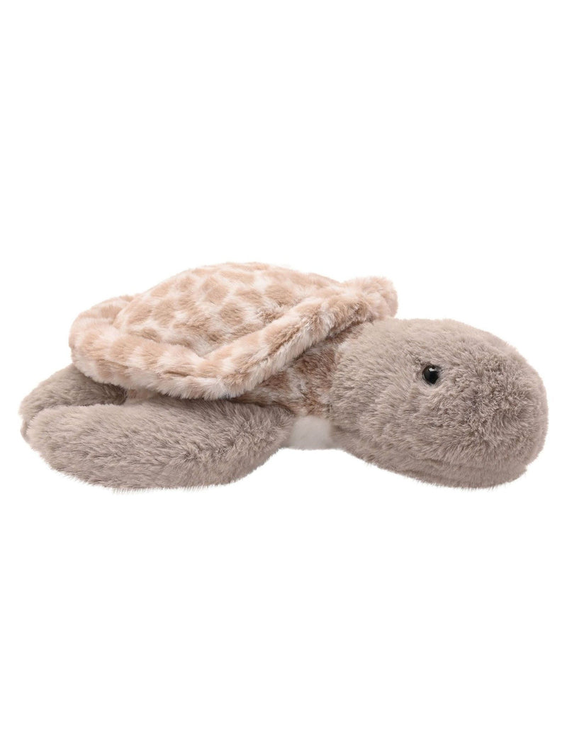 Widdop brown plush turtle with patterned shell, imported from the UK