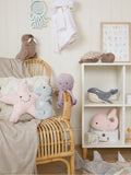 Widdop brown plush turtle with patterned shell, imported from the UK