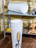 Wham white plastic planters 18cm tall set of 4, UK version