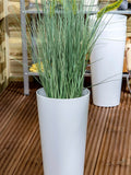 Wham white plastic planters 18cm tall set of 4, UK version
