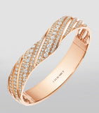 Chaumet rose gold diamond Joséphine Aigrette bangle, UK version