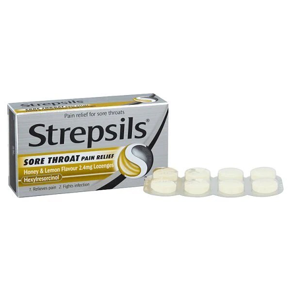 Strepsils Triple Action Honey & Lemon Throat Lozenges 24s GOODS Superdrug