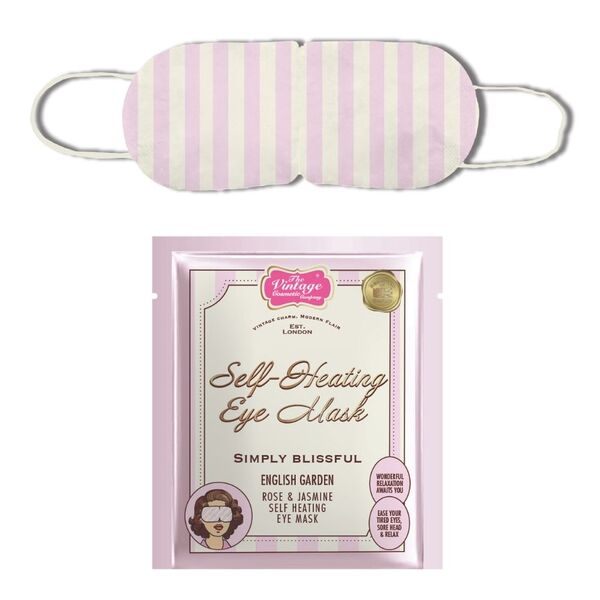 Vintage warming eye mask stripe 5 pack, UK version