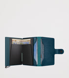 Secrid Basco Leather Miniwallet aluminium protector - British product