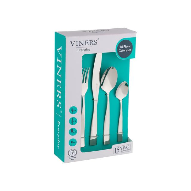 Viners Purity 18/0 Cutlery Set   16 per pack GOODS M&S