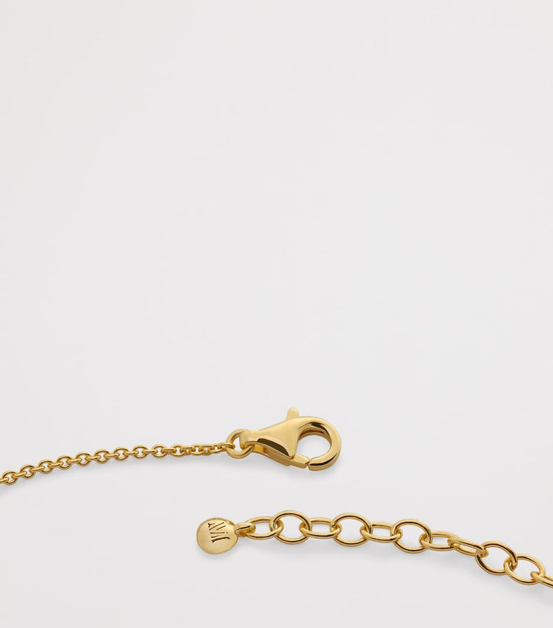 Monica Vinader gold vermeil disc chain necklace - British product