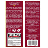 Kirkland Signature 100% Colombian ground filter coffee 1.362kg, UK version