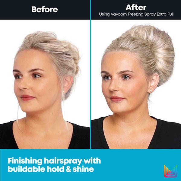 Matrix VaVoom Freeze hairspray 500ml, imported from the UK