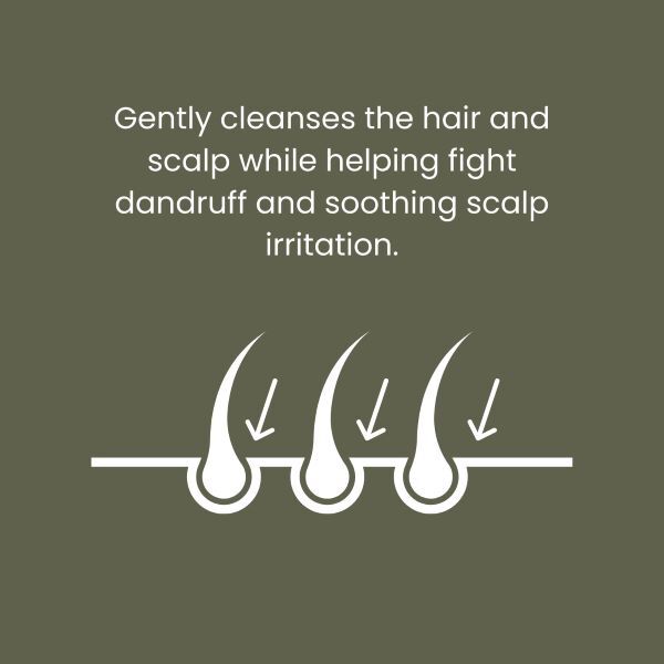 ManCave Scalp Care Shampoo 350ml, imported from the UK