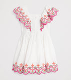 Tartine et Chocolat cotton lace-trim dress 2-12 years (British brand)