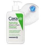 Superdrug CeraVe Cream to Foam Cleanser with Hyaluronic Acid for Dry Skin 473ml- Buy online at McGrocer