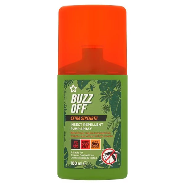 Superdrug Insect Repellent Extra Strength 100ml (British brand)
