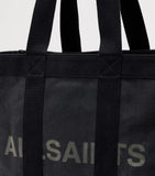 AllSaints Layo tote bag organic cotton canvas, imported from the UK