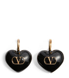 Valentino Garavani enamel Coeur Royal earrings H2.5cm x W3.5cm (British brand)