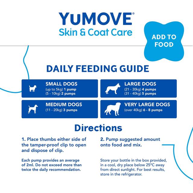 YuMOVE Skin & Coat Care Itching for Adult Dogs 250ml GOODS M&S