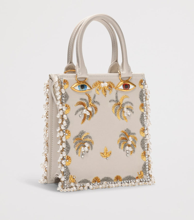 Schiaparelli mini satin face top-handle bag, UK version