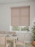 Rose Pink made to measure roller blind blackout polyester, imported from the UK