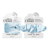 Superdrug Silver Cloud Santorini Satin+ Headband and Oversized Scrunchie Blue- Buy online at McGrocer