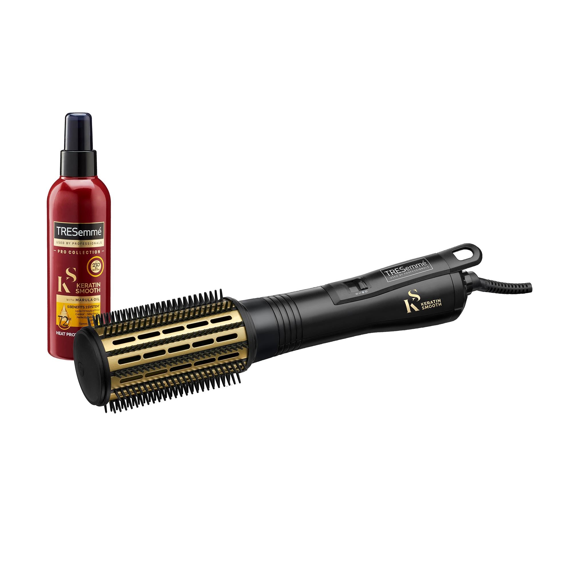 TRESemmé Keratin Smooth Volume Hot Air Styler 2776BU Hair stylers Sainsburys