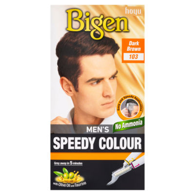 Bigen Men's Speedy Colour 103 Dark Brown - British product