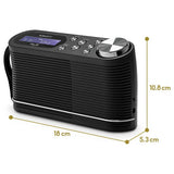 Roberts portable DAB radio Black - British product