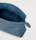 LOEWE Mini Flamenco clutch bag in ostrich leather, imported from the UK